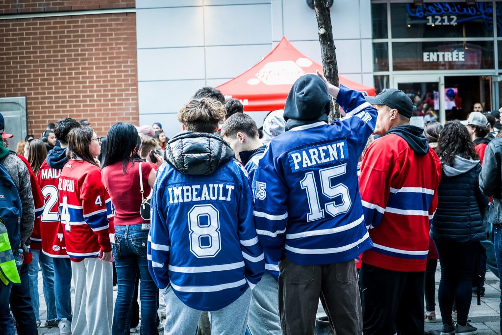 Montreal Canadiens outdoor watch party at the Bell Center