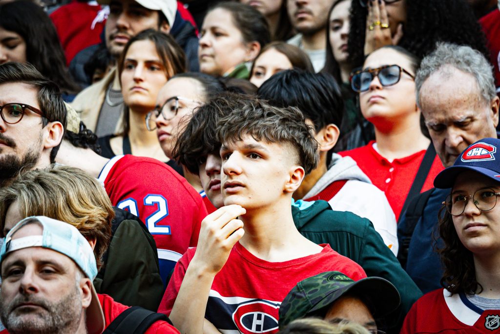 Montreal Canadiens outdoor watch party at the Bell Center