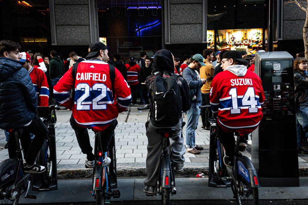 Montreal Canadiens outdoor watch party at the Bell Center