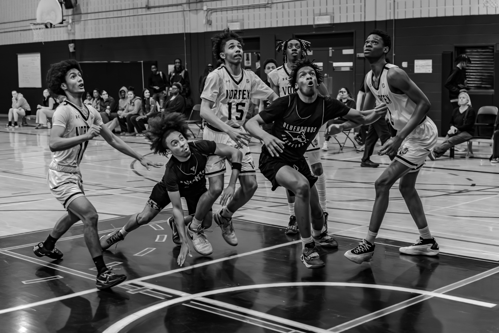 Hunt Every Win Bluehounds basketball eidt