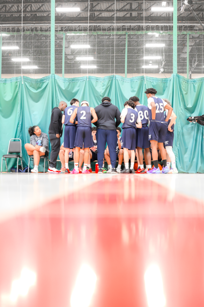 Team huddle