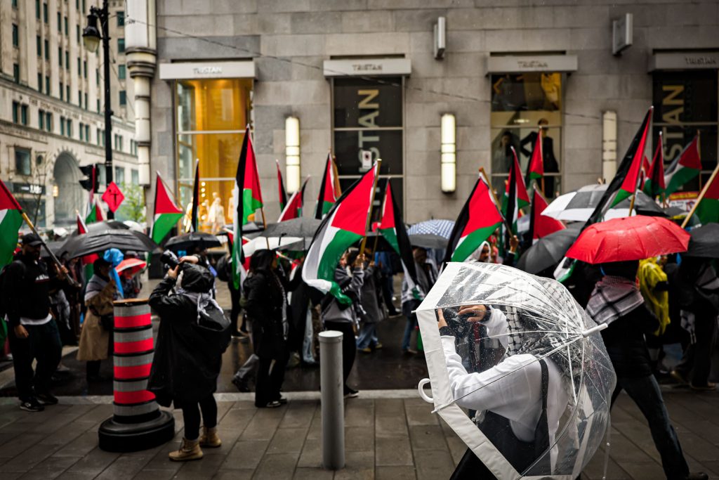 Montreal Palestine protestes
