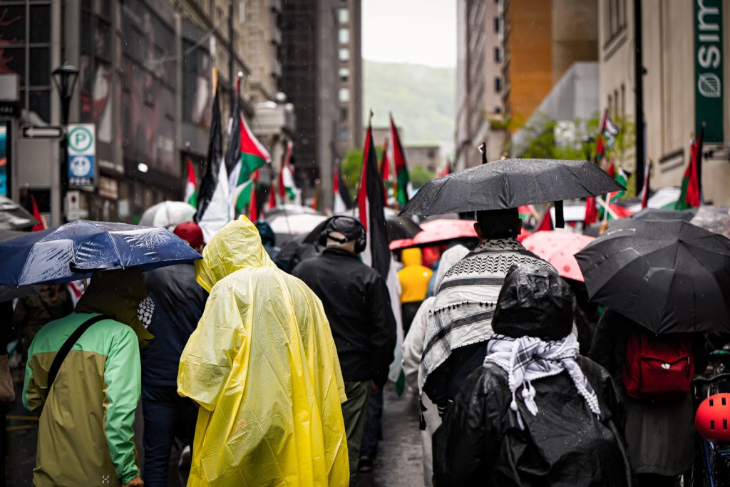 Montreal Palestine protestes