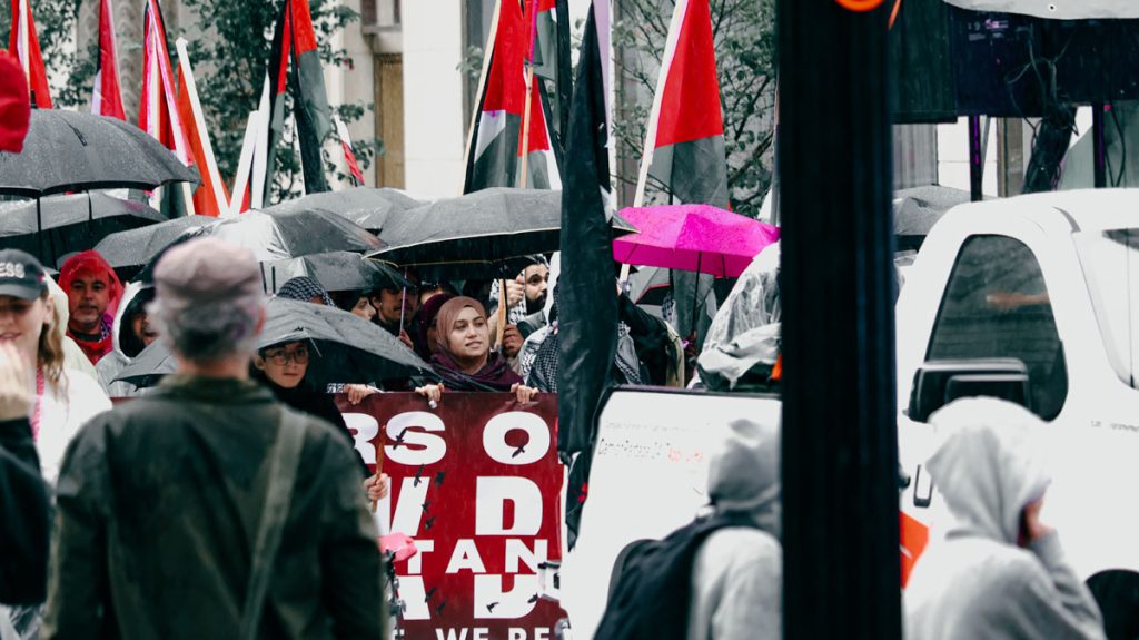 Montreal Palestine protestes
