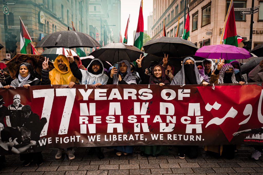 Montreal Palestine protestes
