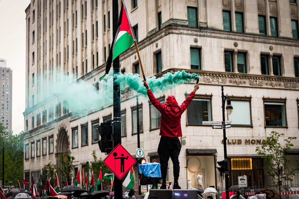 Montreal Palestine protestes